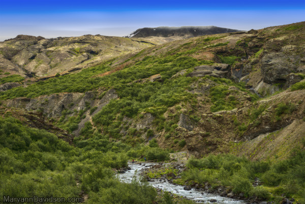 Iceland Glymur Falls by Atlanta Photographer Maryann Davidson Photography Glymur Hike hills