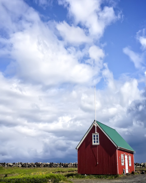 Iceland by Atlanta Photographer Maryann Davidson Photography red fishing house
